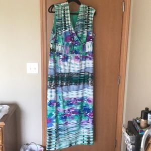 Multi colored maxi dress
